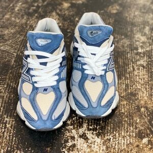 (NEW) New Balance 9060 Natural Indigo Vintage Indigo Sneakers
